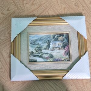 Country Side Framed Photo Of A Painting